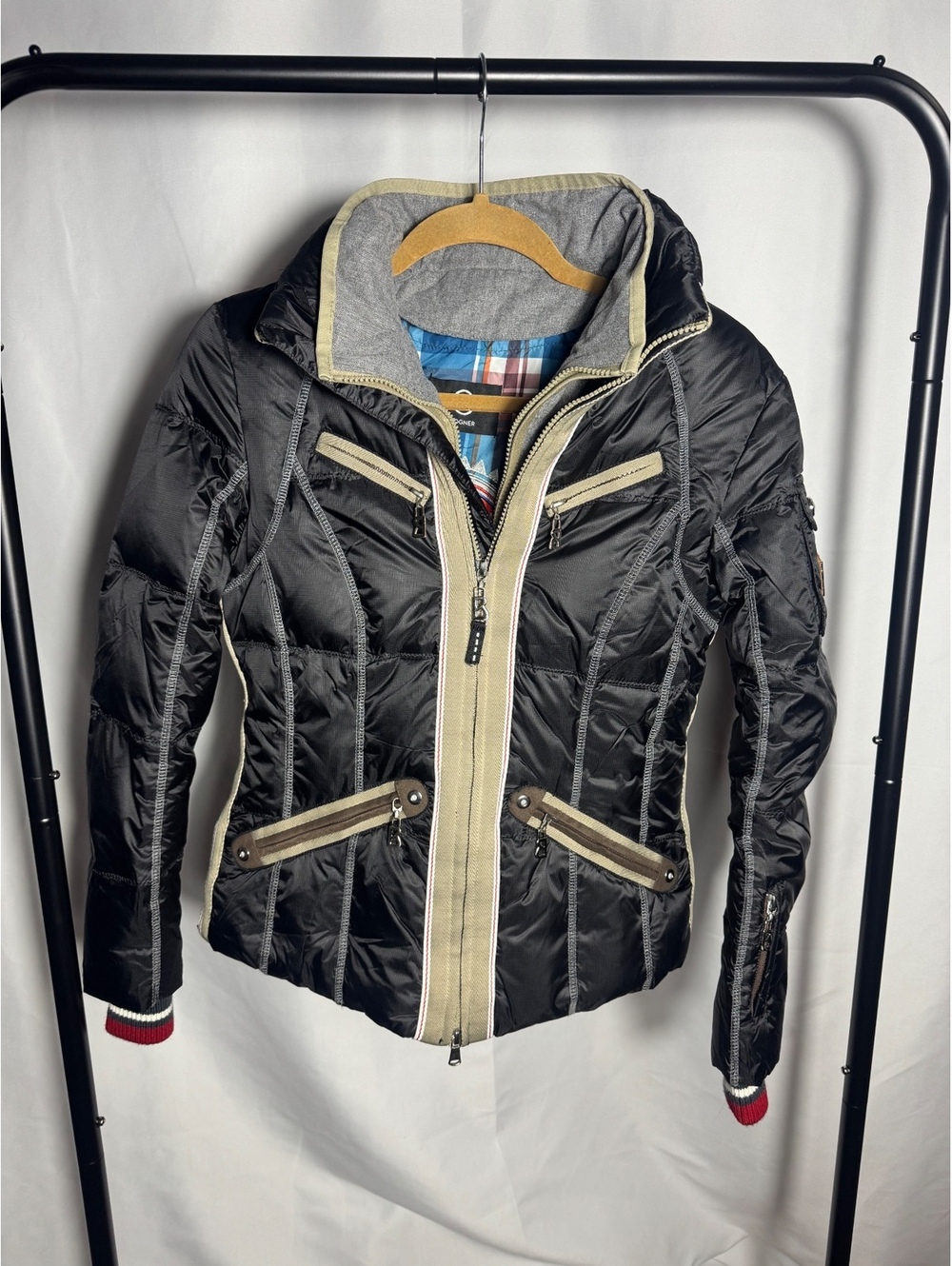 Bogner Mauna Kea Women's Black Puffer Jacket EU 36 US 6 SML